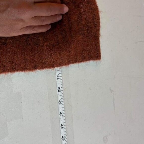 John+Jenn Women's Knit Crew Neck Long Sleeve Pullover Sweater Burst Orange Small - Picture 5 of 11